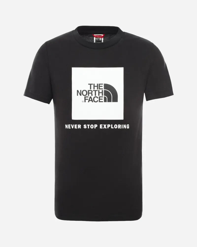 Teen Y S/S Box Tee - Black/White