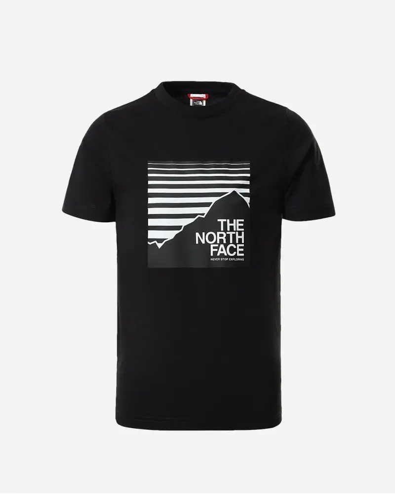 Teens Box Tee - Black Stripe