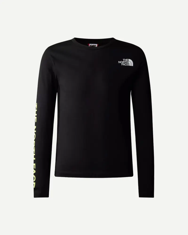 Teens L/S Graphic Tee - Black