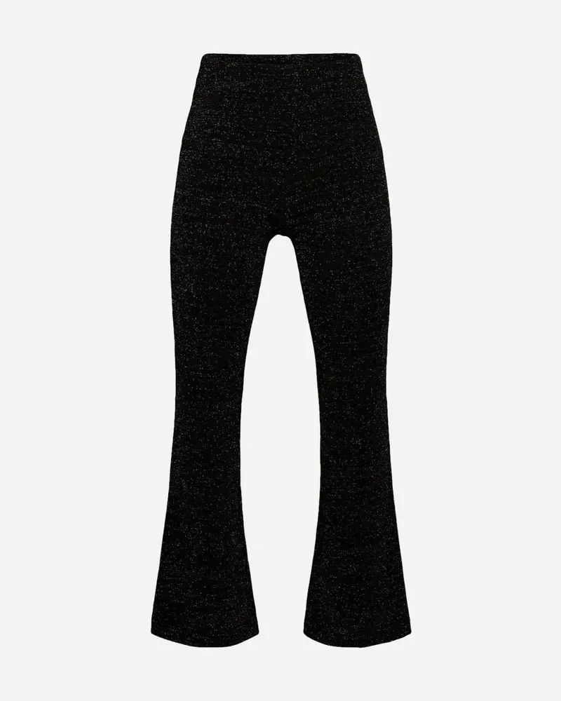 Teens Mette Glitter Trumpet Pant - Black