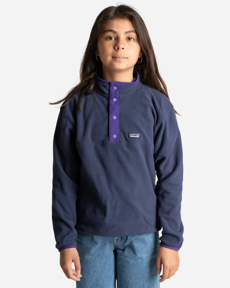 Teens Mircro D Snap-T P/O - Navy W/Purple
