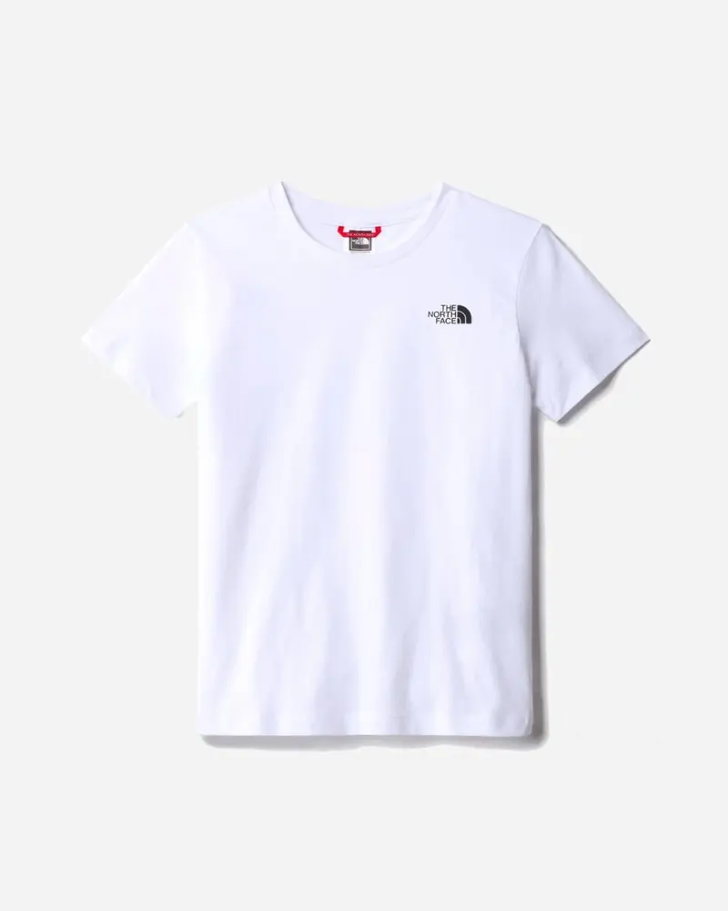 Teens S/S Simple Dome Tee - White/Black