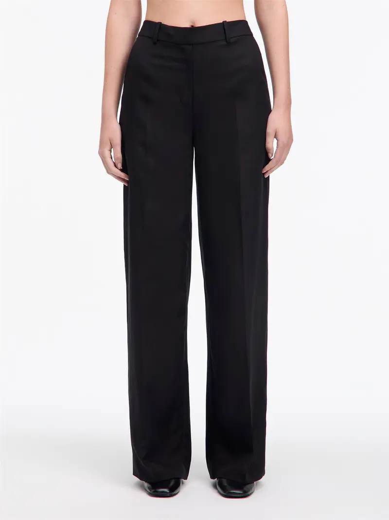 Tencel Linen Wide Leg Pants