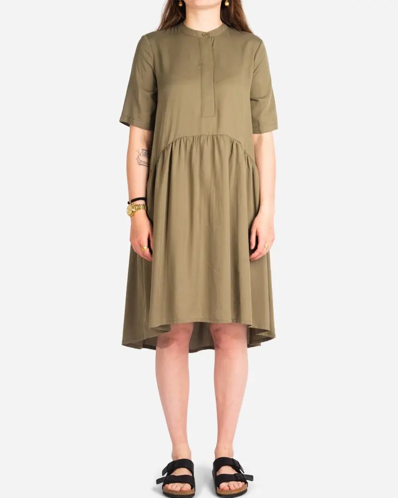 Tenna dress - Light Army