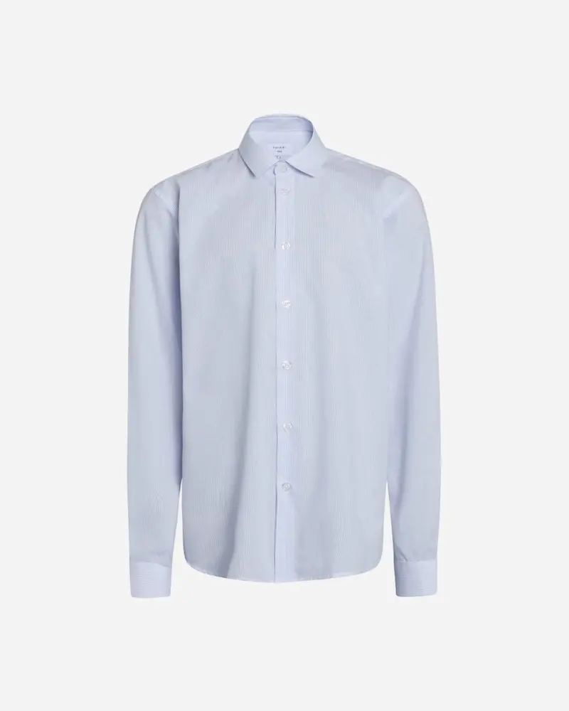 Tex Stripe Shirt - Light Blue