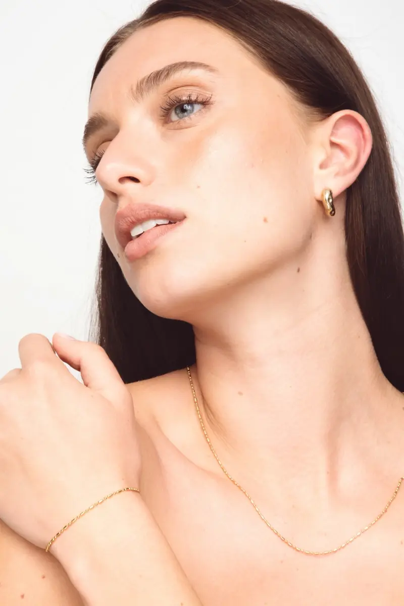 The Bead Necklace Gold