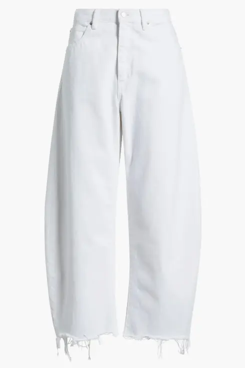 The Bubble Crop White New Fray