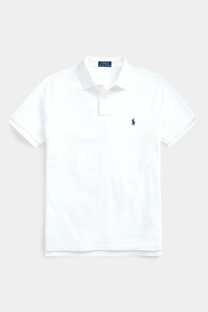 The Iconic Mesh Polo Shirt White