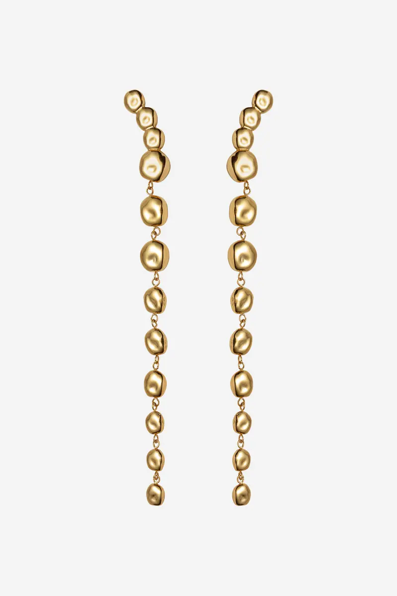 The Long Pebble Earrings