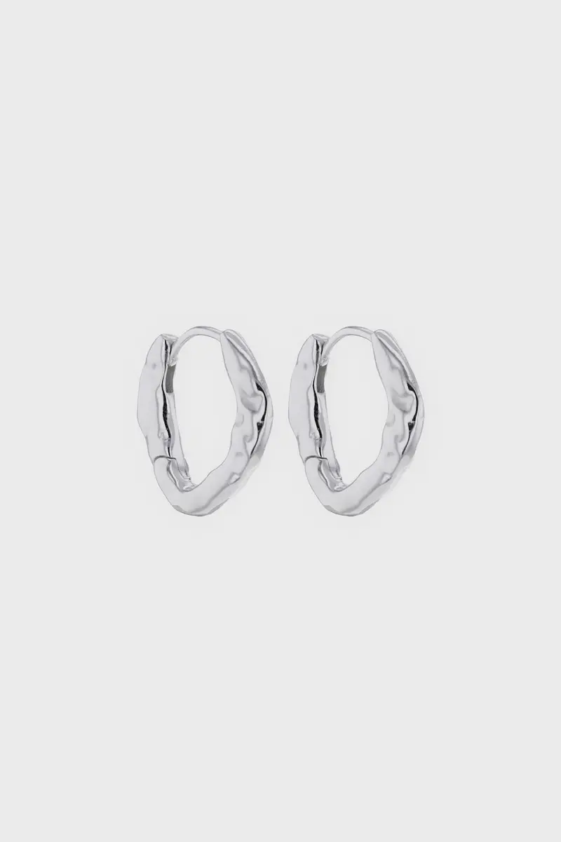 The Small Triangle Earrings Silver