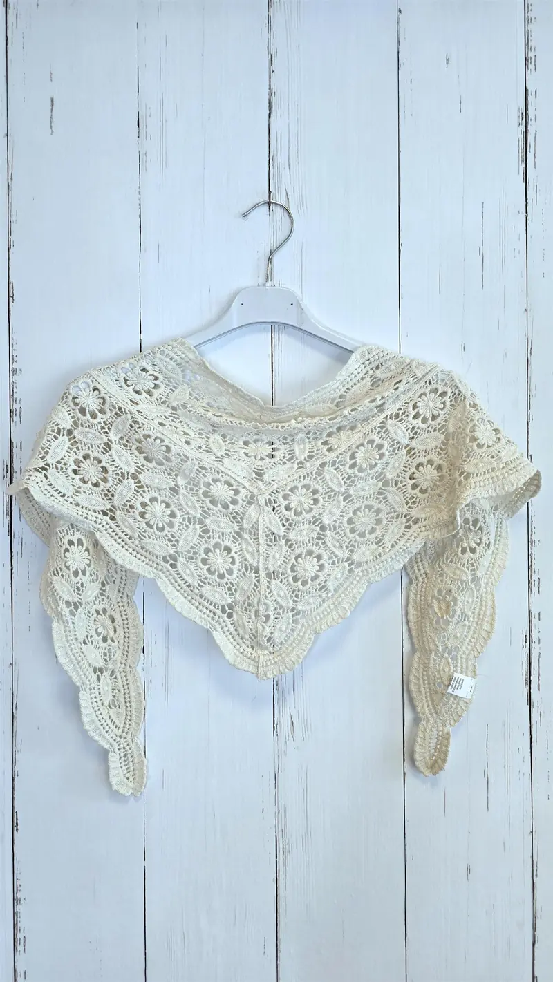Thea blonde skjerf beige