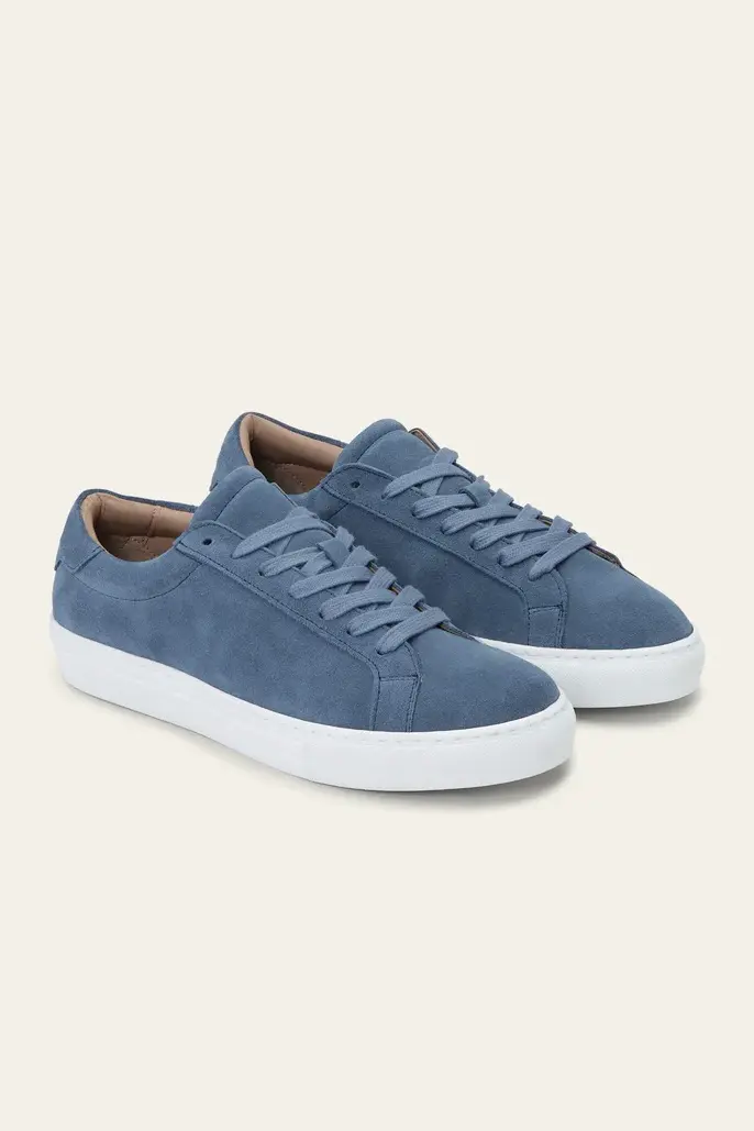 Theodor Suede Sneaker Dark Denim Blue
