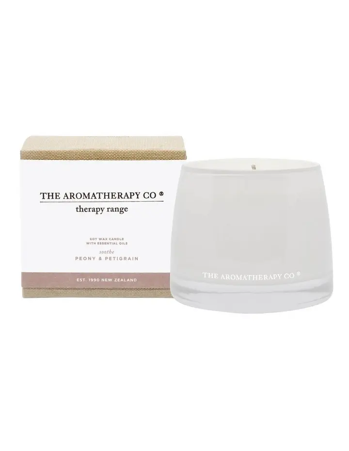 Therapy Candle 260G - Soothe - Peony & Petitgrain