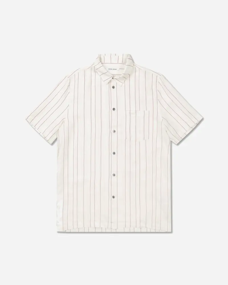 Thor Cotton Linen Shirt - White
