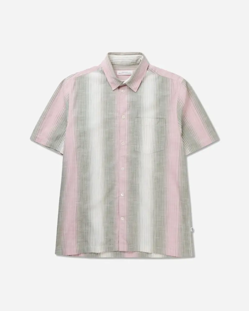 Thor Gradient Stripe S/S Shirt - Light Green
