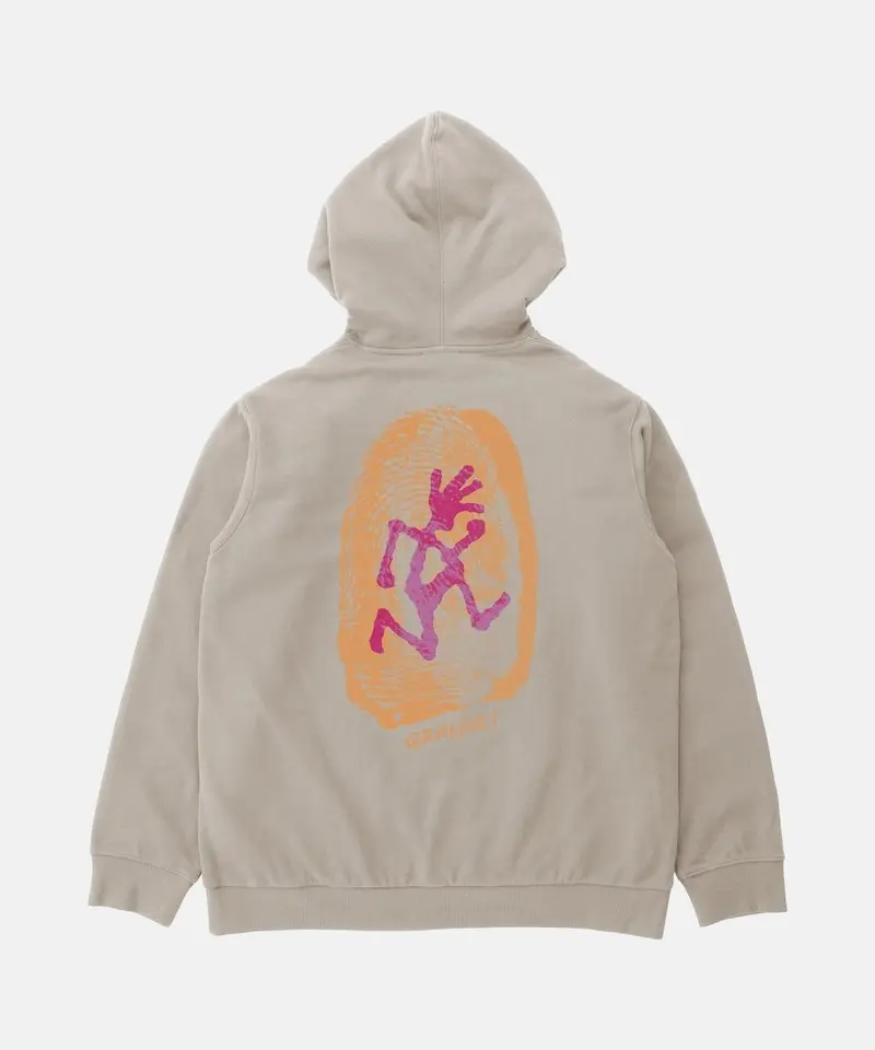 Thumbprint hooded