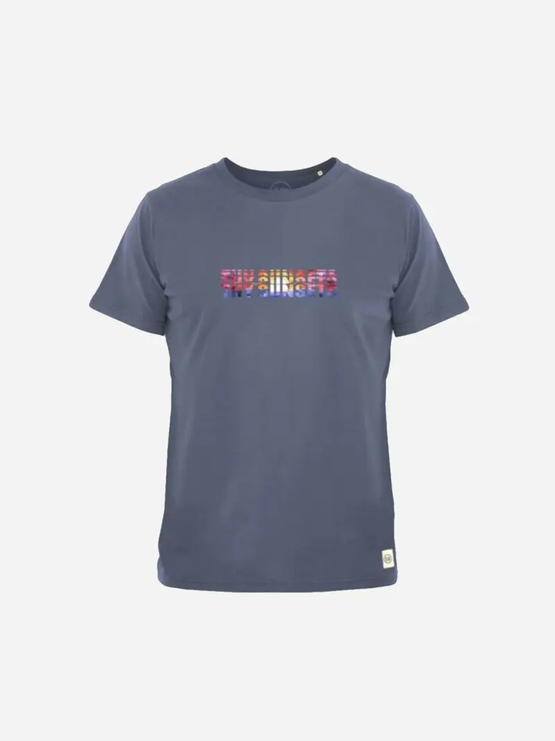 Thy Sunsets Brushed - Blue