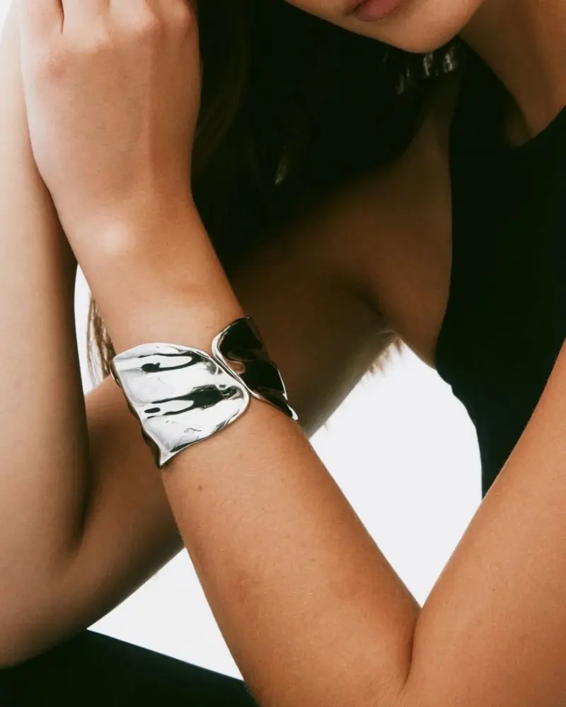 Tidal Bangle Steel