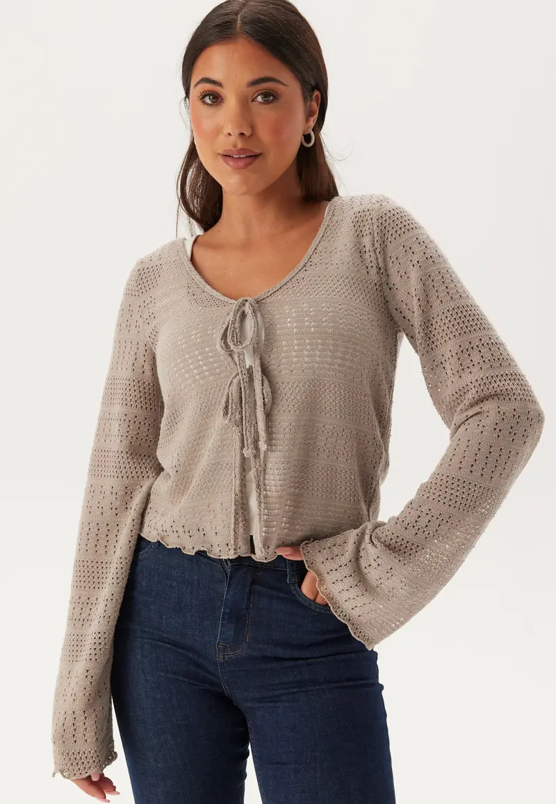 Tie Cardigan