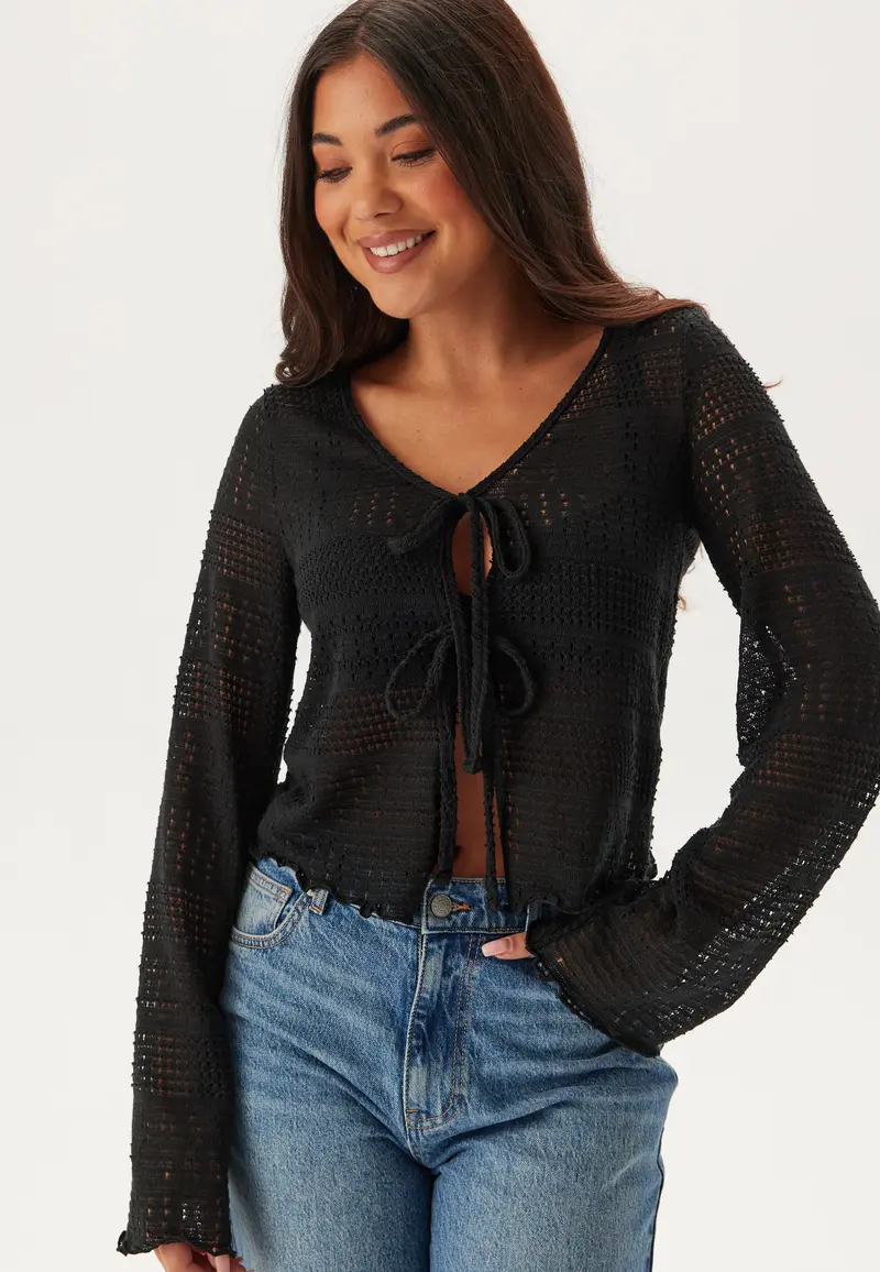 Tie Cardigan