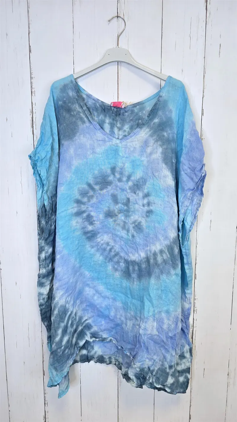 Tie Dye Linkjole Turkis
