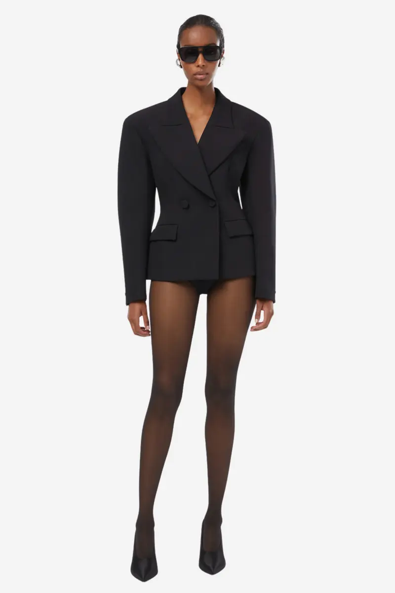 Tillie Single Breast Shaped Blazer Black