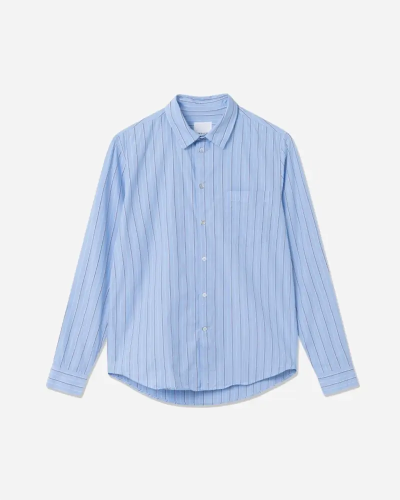 Timothy Stripe Shirt - Blue Stripe