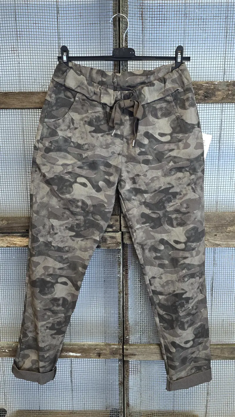 Tindra camo bukse brun