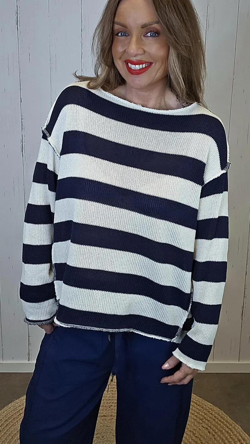 Tiril genser navy