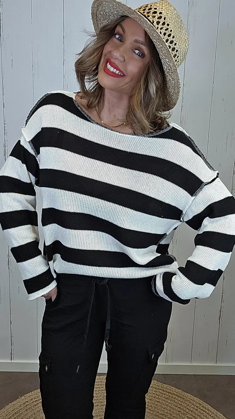 Tiril genser svart