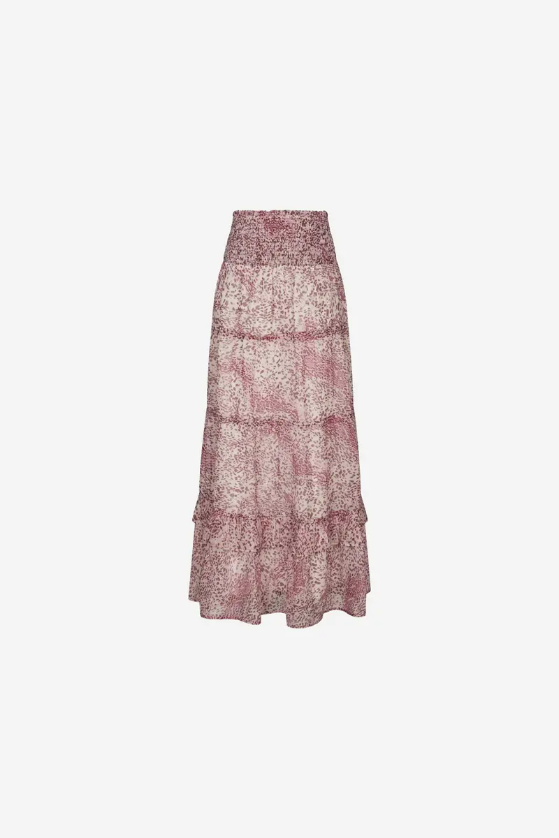Todo Blur Graphic Skirt Evening Rose