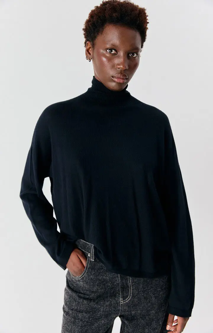 Toima Mock-Neck - Noir