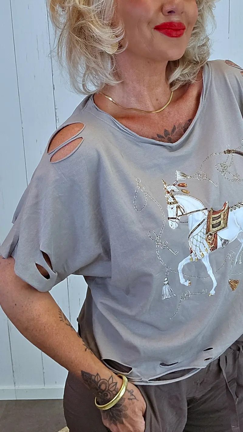 Tomine topp taupe