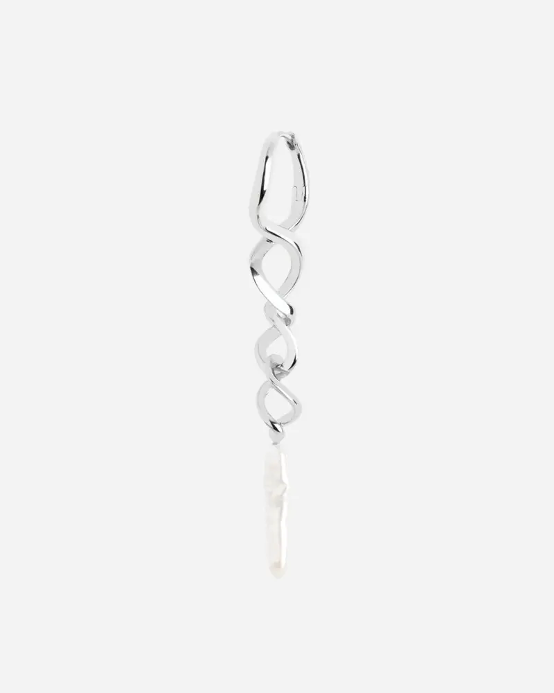 Tornado Earring - Silver