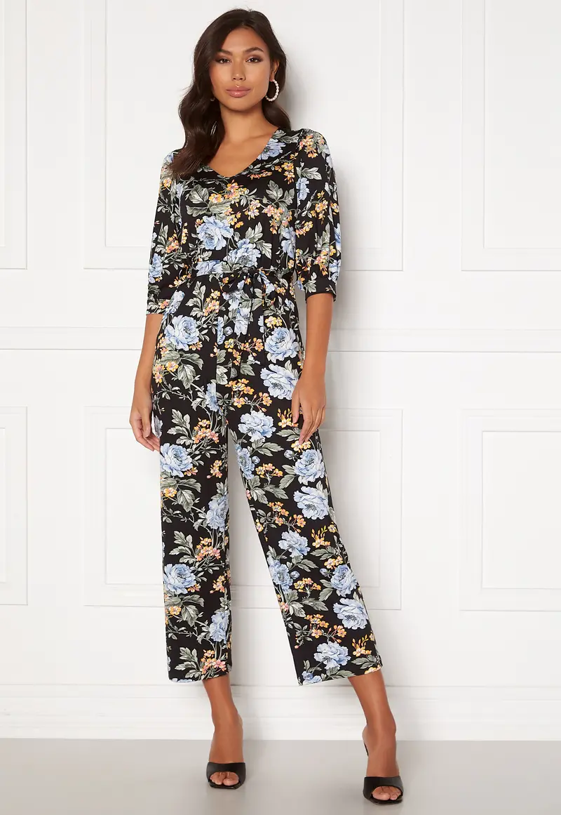 Tova puff v-neck jumpsuit