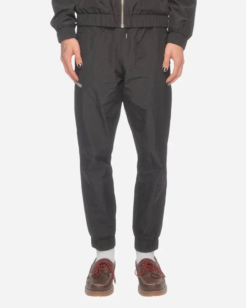 Track Pants - Black Nylon