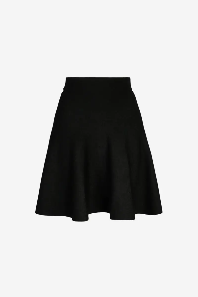 Triny merino skirt Black