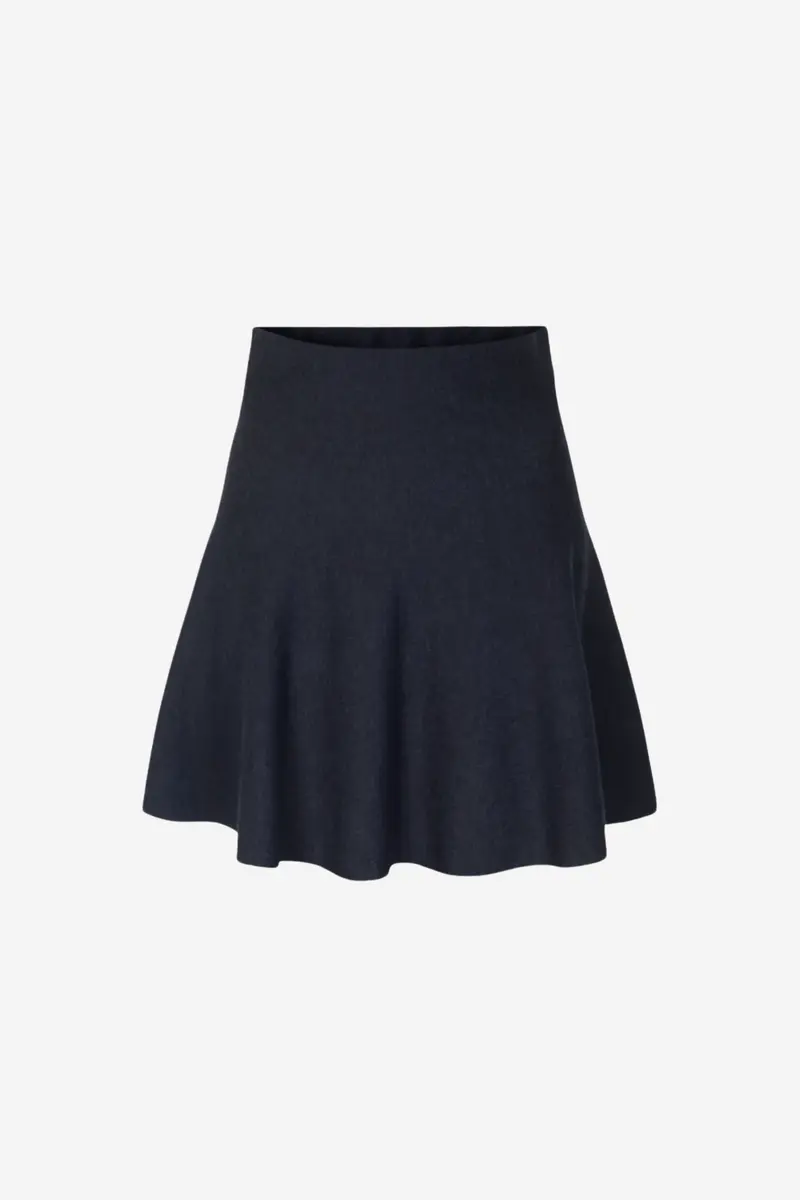 Triny Merino Skirt Navy