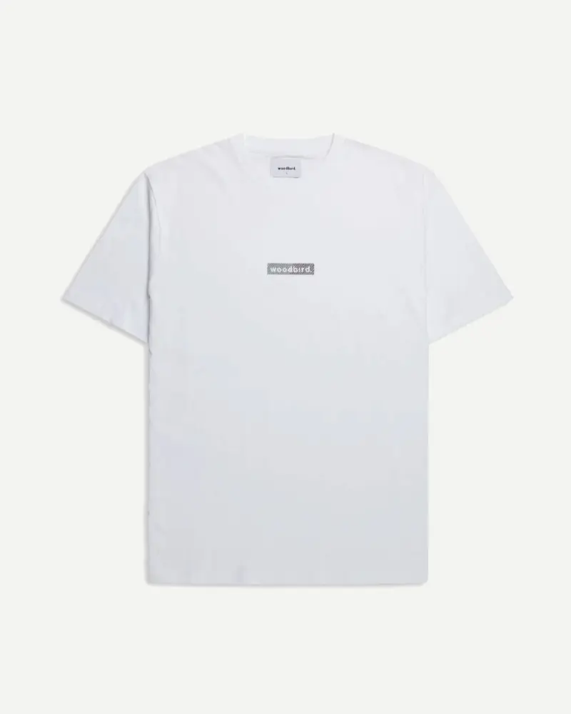 trope split Tee - White