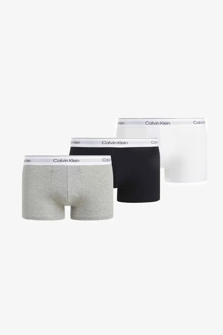 Trunk 3pk Grey Heather/White/Black