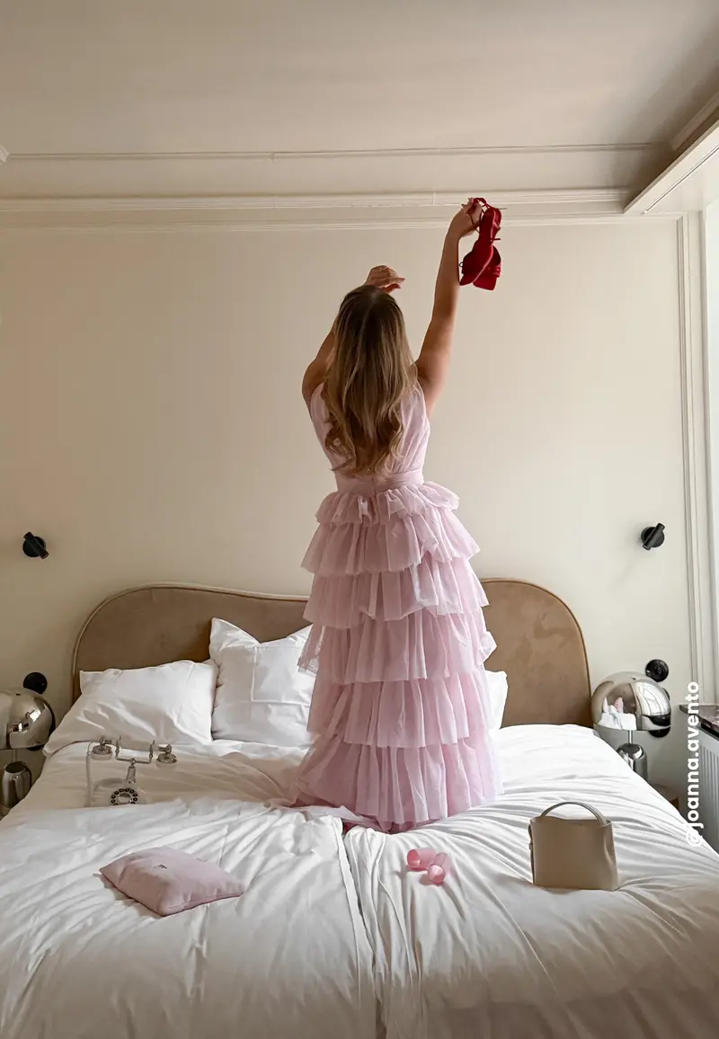 Tulle Frill Gown