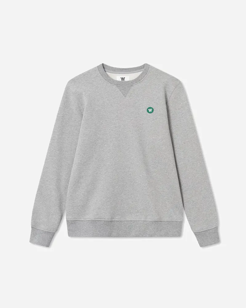 Tye sweatshirt GOTS - Grey melange