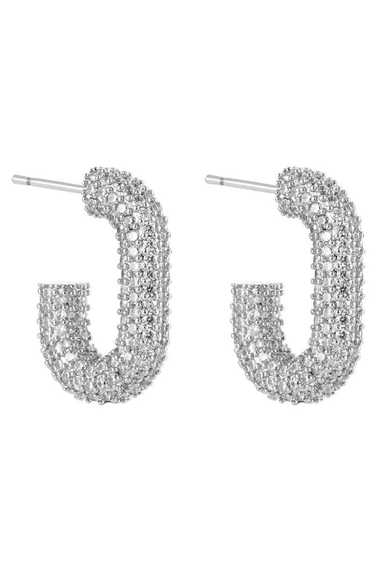 U Rock Crystal Earrings