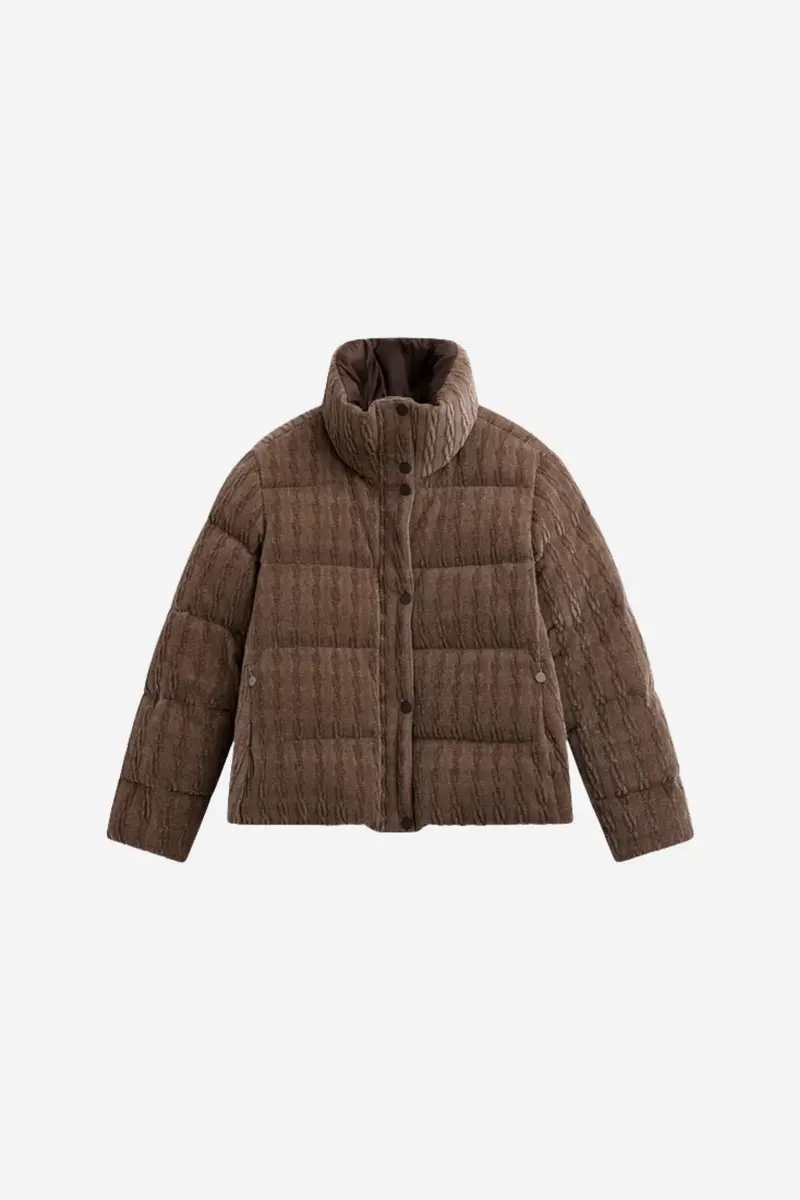 Una Down Jacket Brown