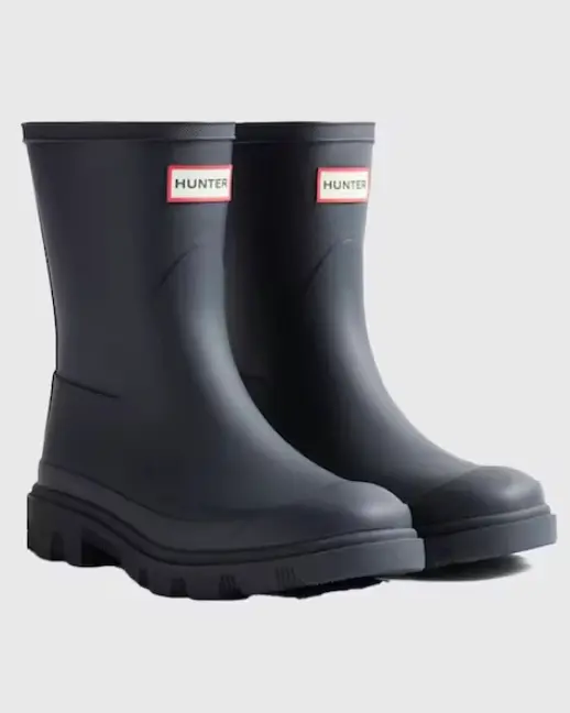 Unisex Downpour Short Boot Navy