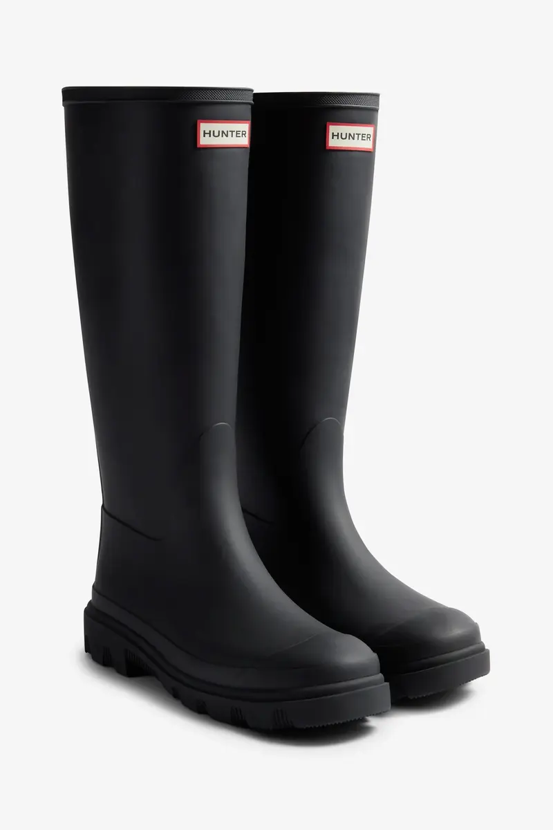 Unisex Downpour Tall Boot Black