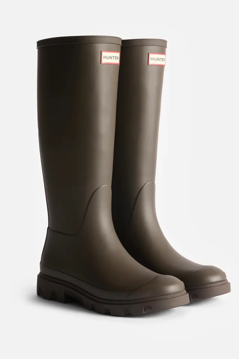Unisex Downpour Tall Boot Chocolate