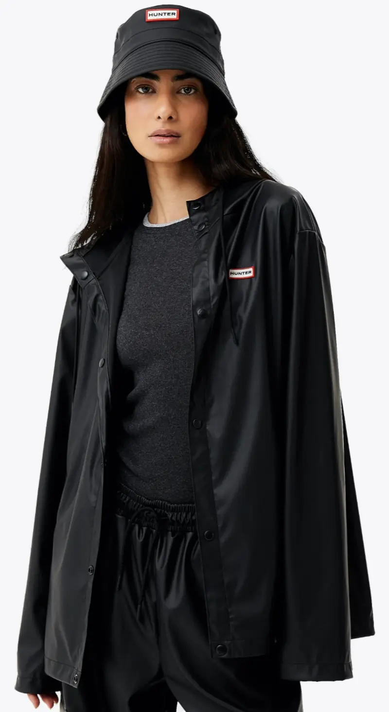 Unisex Jo Raincoat Parka Black