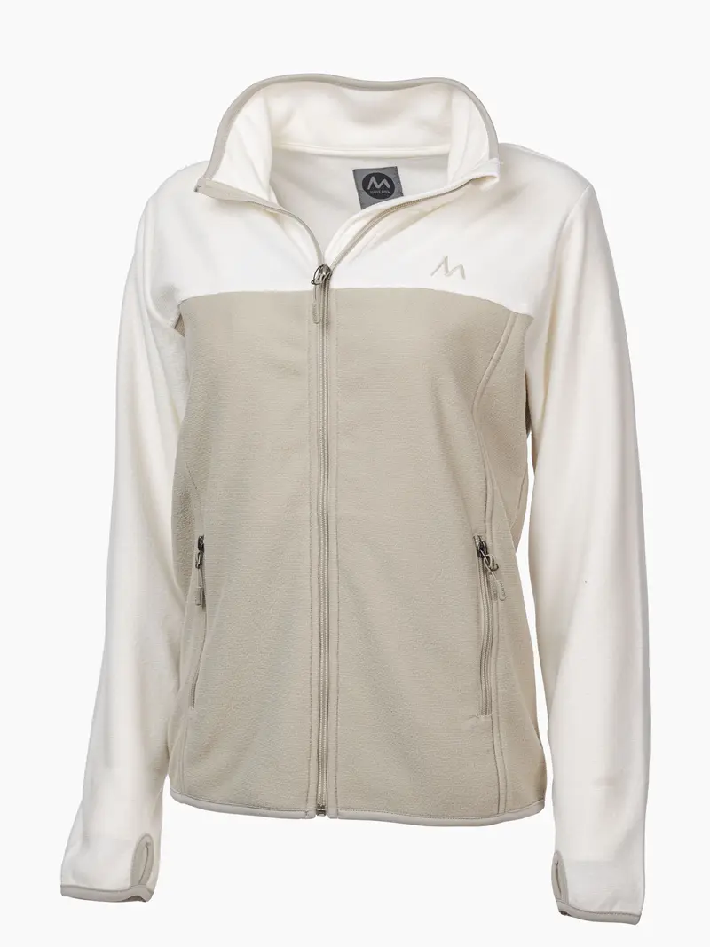 Utne dame MoveOn fleecejakke - Offwhite/Beige