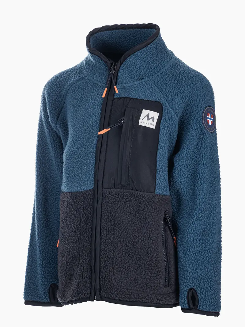 Uvdal fleecejakke barn Deep Blue/Marine